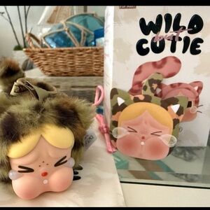 Popmart Crybaby Wild But Cutie Plush Pendant Camo Cutie